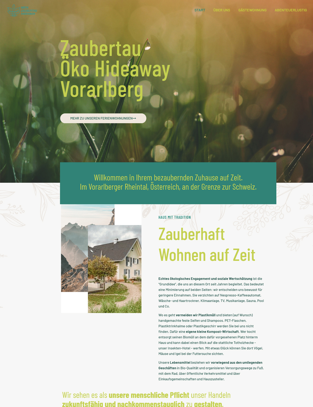 Zaubertau Wohnen auf Zeit